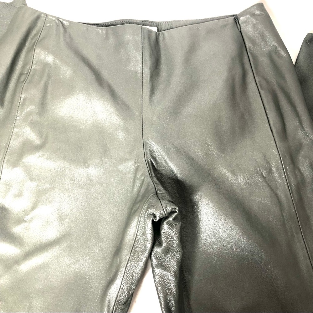 Women’s Suit Bagatelle Grey Leather Sz 10 - Picture 13 of 16